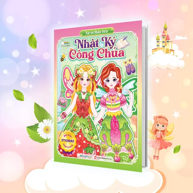 Nhật Ký Công Chúa - Xứ Sở Thần Tiên (150+ Stickers Dễ Thương)