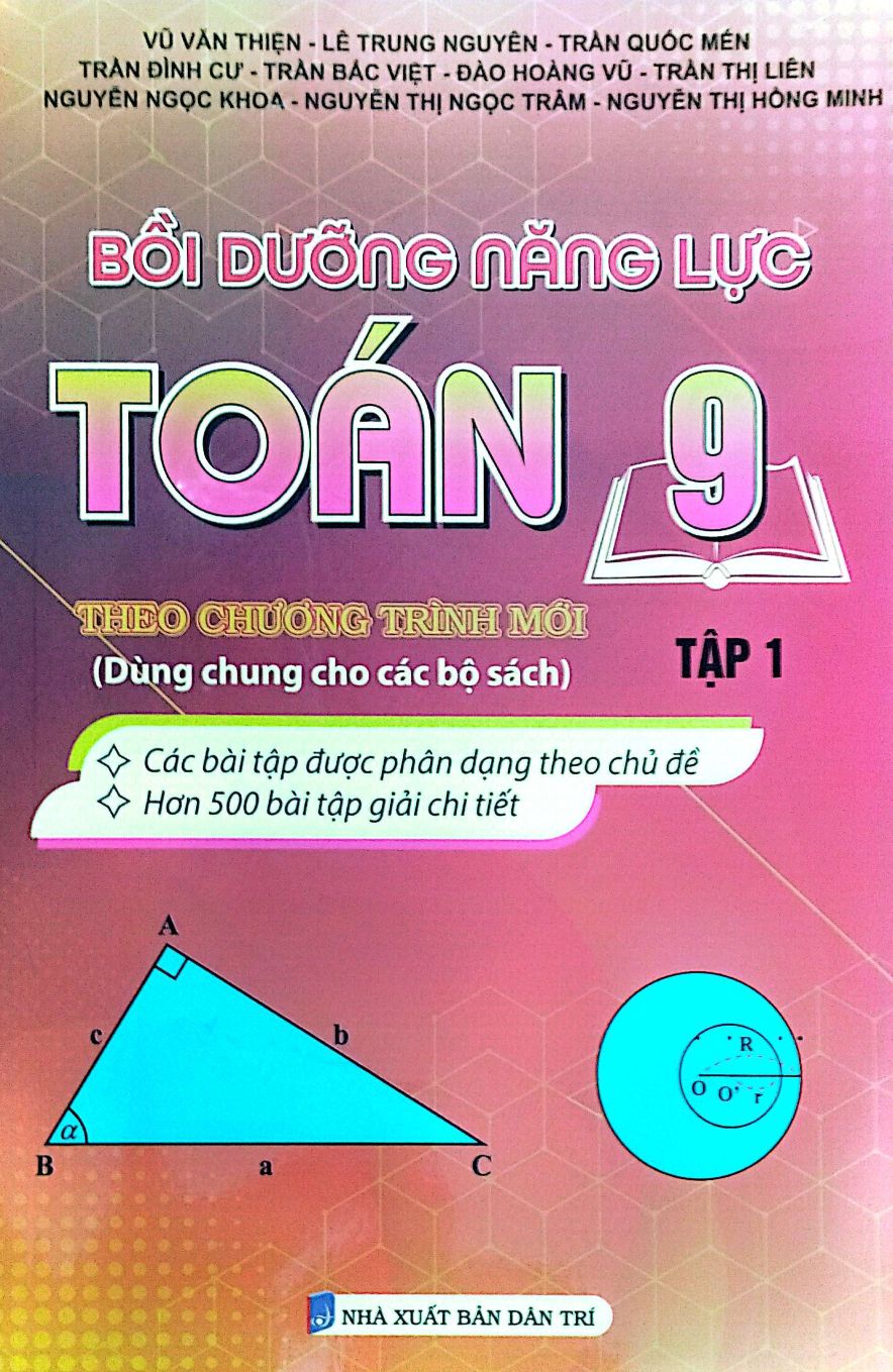 Bồi Dưỡng Năng Lược Toán 9 Theo Chương Trình Mới - Tập 1 (Dùng Chung Cho Các Bộ Sách)