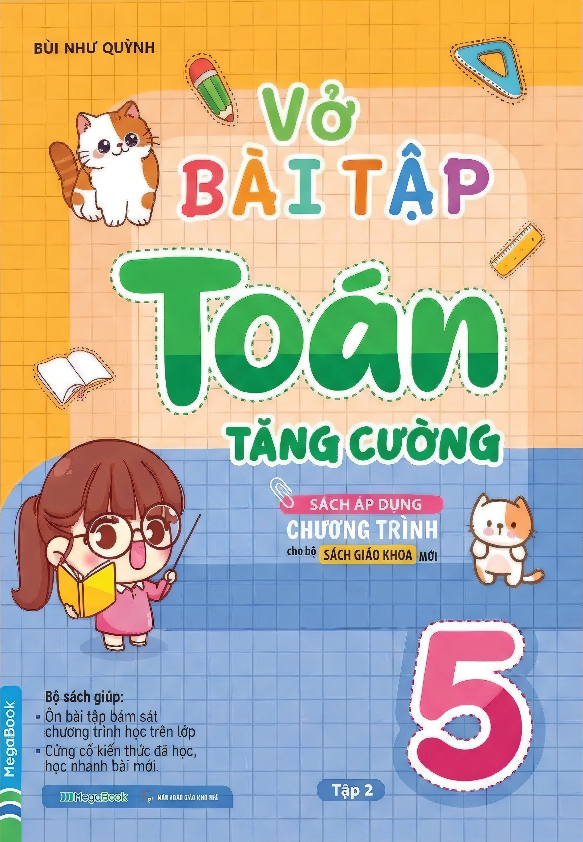 Vở B&agrave;i Tập To&aacute;n Tăng Cường Lớp 5 Tập 2