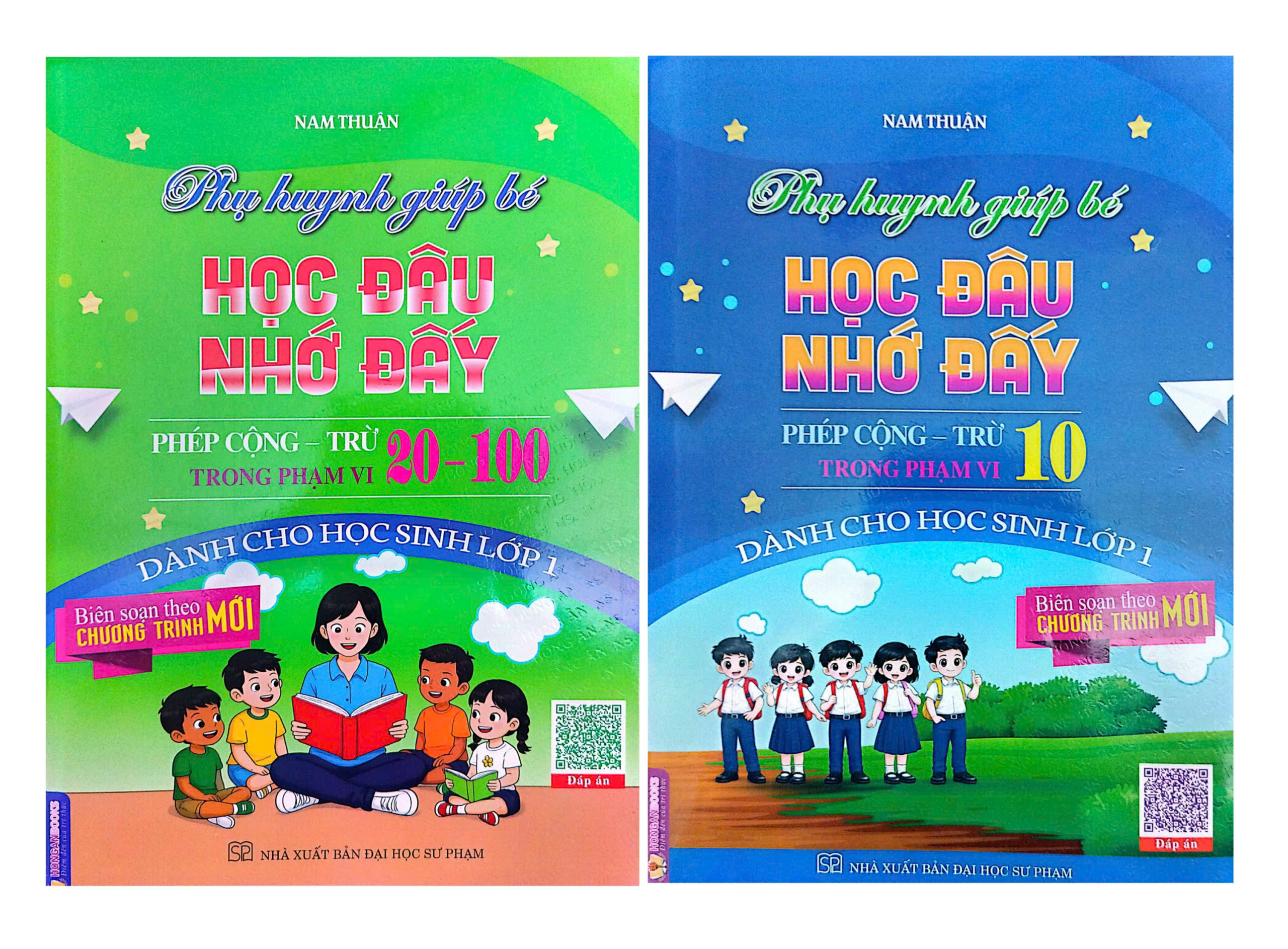 Combo Phụ Huynh Gi&uacute;p B&eacute; Lớp 1 Học Đ&acirc;u Nhớ Đấy - Ph&eacute;p Cộng Trừ Trong Phạm Vi 10 & Phạm Vi 20 Đến 100( Bi&ecirc;n Soạn Theo Chương Tr&igrave;nh Mới)( Bộ 2 Cuốn)