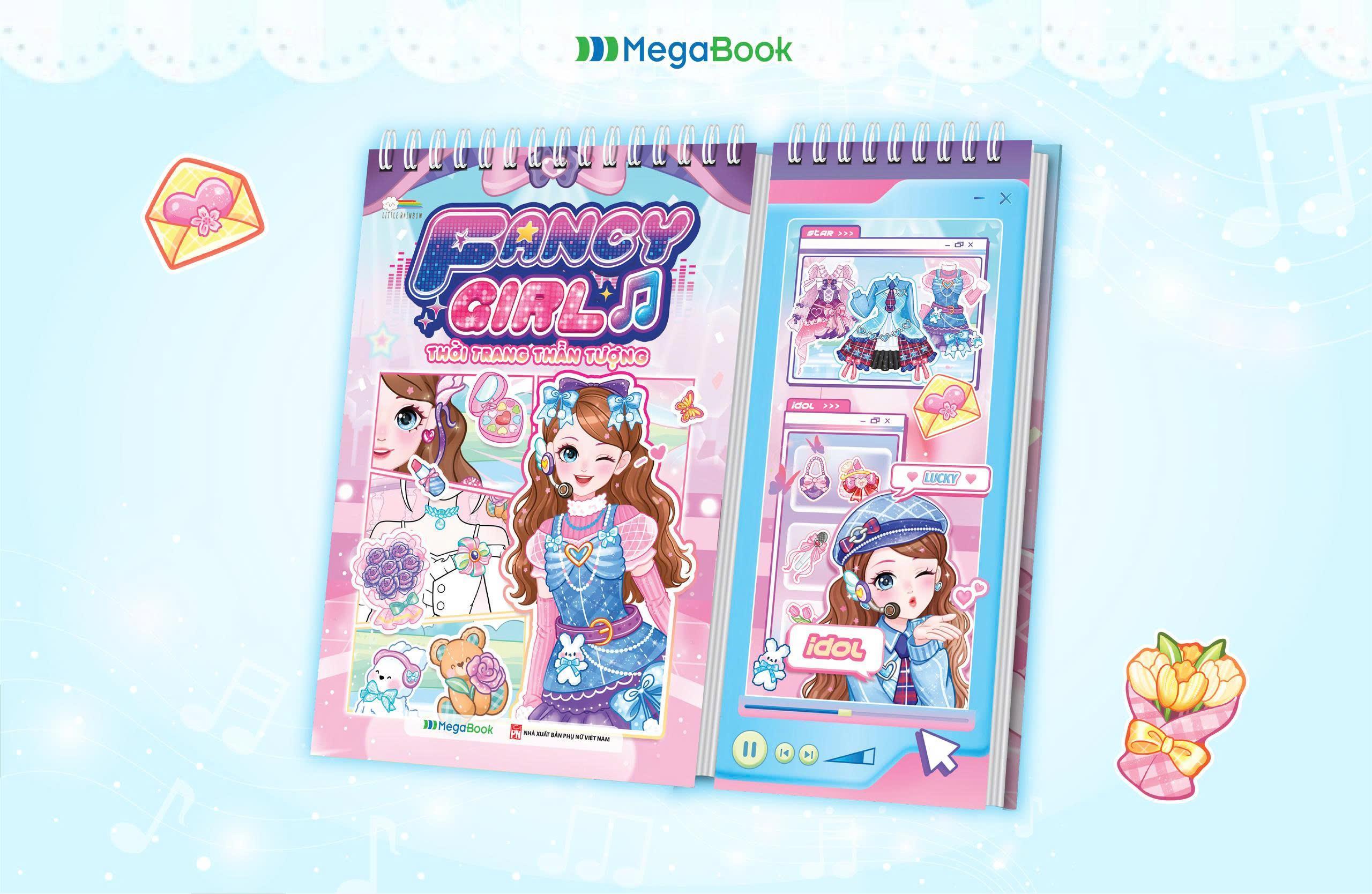 Fancy Girl - Thời Trang Thần Tượng (T&ocirc; M&agrave;u B&oacute;c D&aacute;n Hơn 200+ Sticker S&aacute;ng Tạo Cho B&eacute; G&aacute;i)