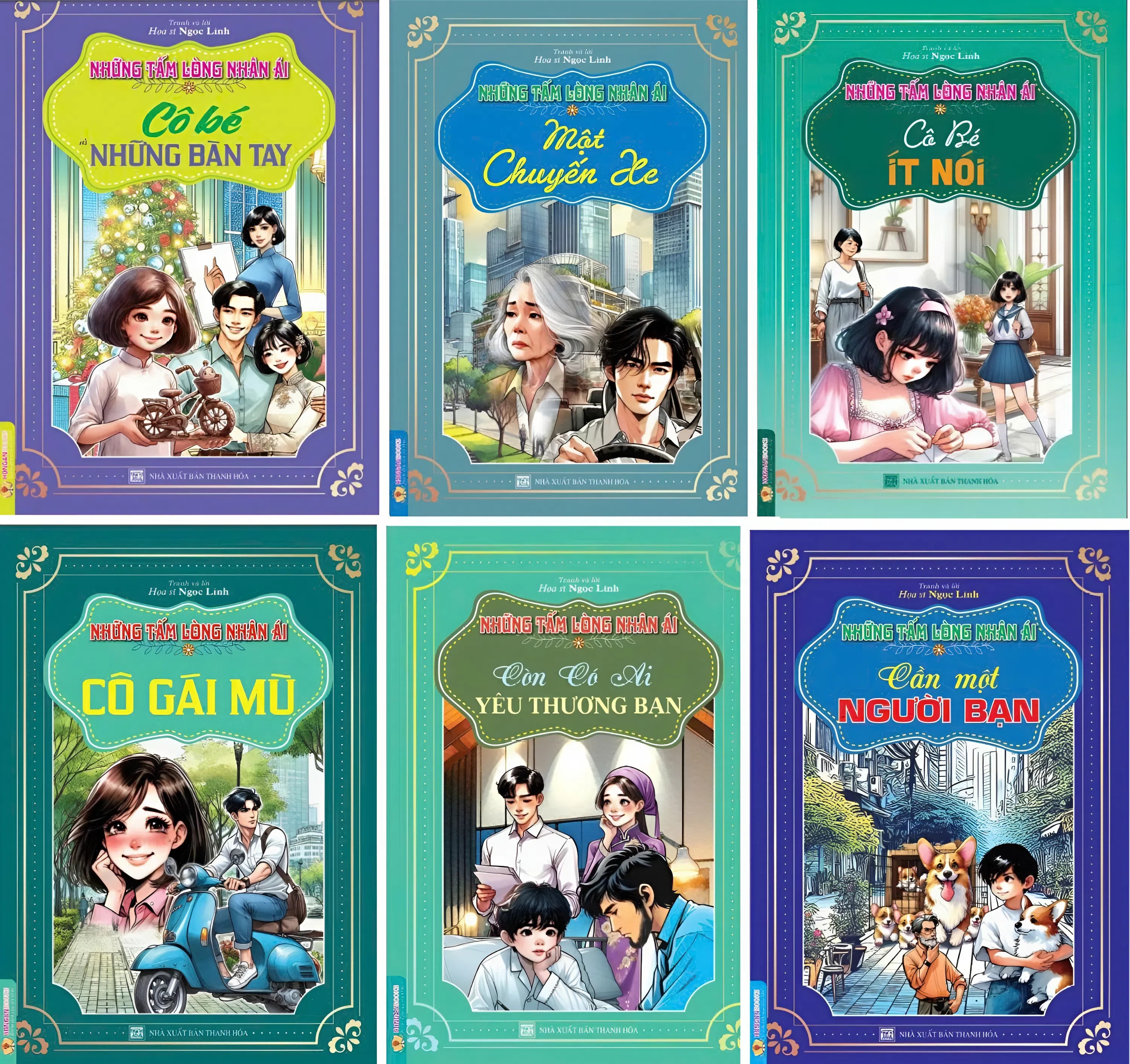 Combo Những Tấm L&ograve;ng Nh&acirc;n &Aacute;i Bộ 2( Bộ 6 Cuốn)