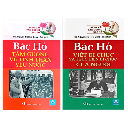 Combo S&aacute;ng M&atilde;i Tấm Gương B&aacute;c Hồ 2 - B&aacute;c Hồ Tấm Gương Về Tinh Thần Y&ecirc;u Nước + B&aacute;c Hồ Viết Di Ch&uacute;c V&agrave; Thực Hiện Di Ch&uacute;c Của Người