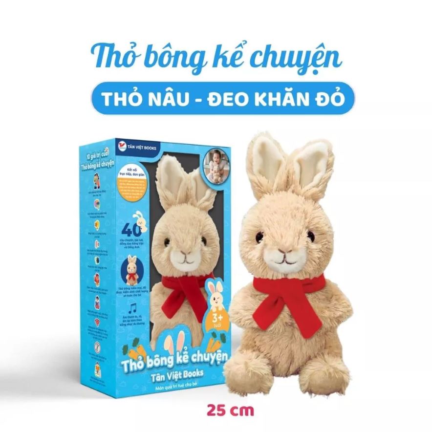Thỏ Khăn Đỏ - Gấu B&ocirc;ng Kể Chuyện T&acirc;n Việt - Kể Chuyện Song Ngữ Cho B&eacute; - TV