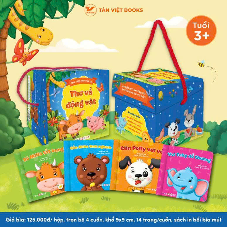 Hộp Thư Viện Nhỏ Của Tớ: Thơ Về Động Vật - S&aacute;ch Song Ngữ Tập Đọc 2+