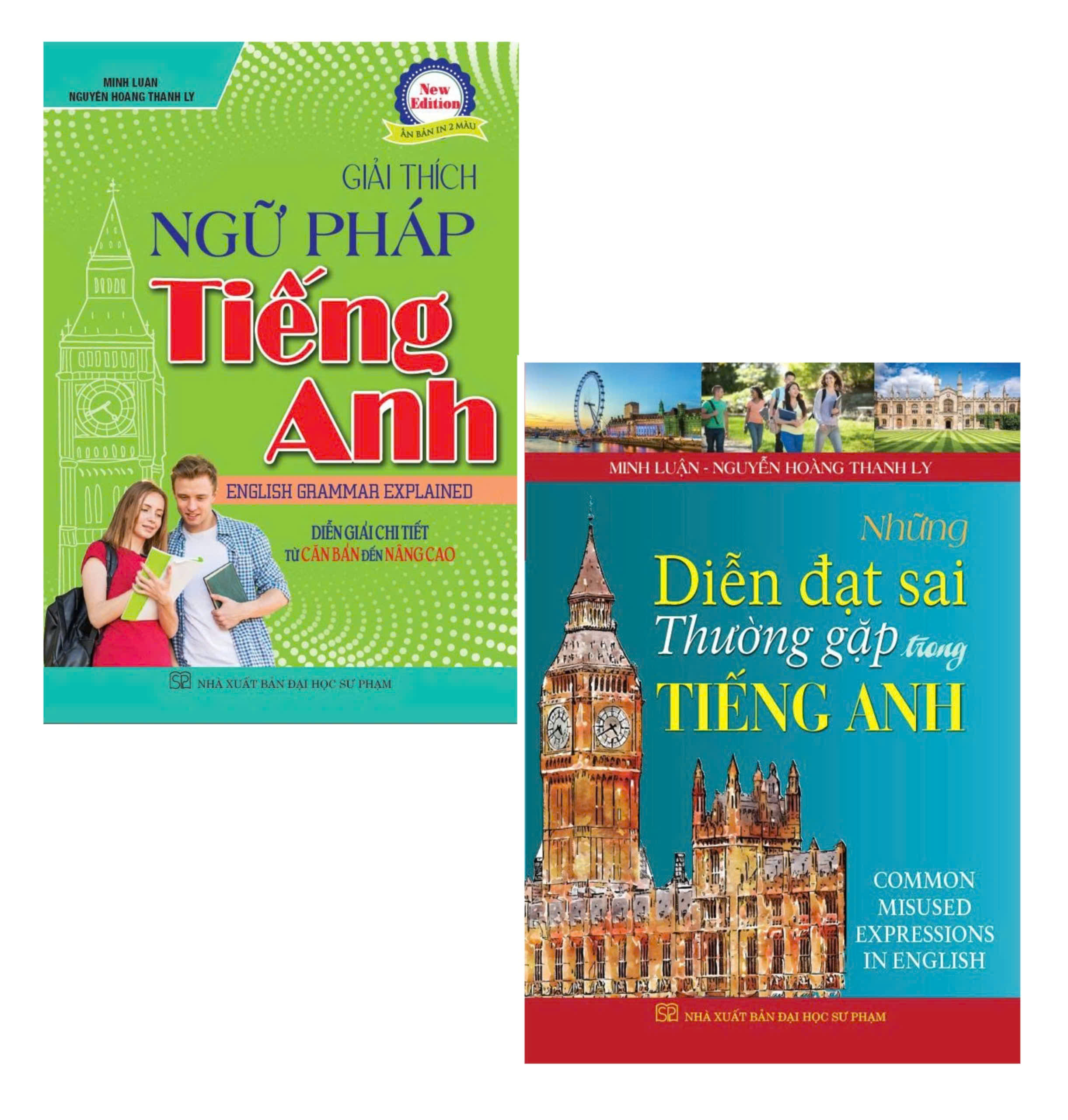 Combo Giải Th&iacute;ch Ngữ Ph&aacute;p Tiếng Anh &ndash; Diễn Giải Từ Căn Bản Đến N&acirc;ng Cao + Những Diễn Đạt Sai Thường Gặp Trong Tiếng Anh ( Bộ 2 Cuốn)