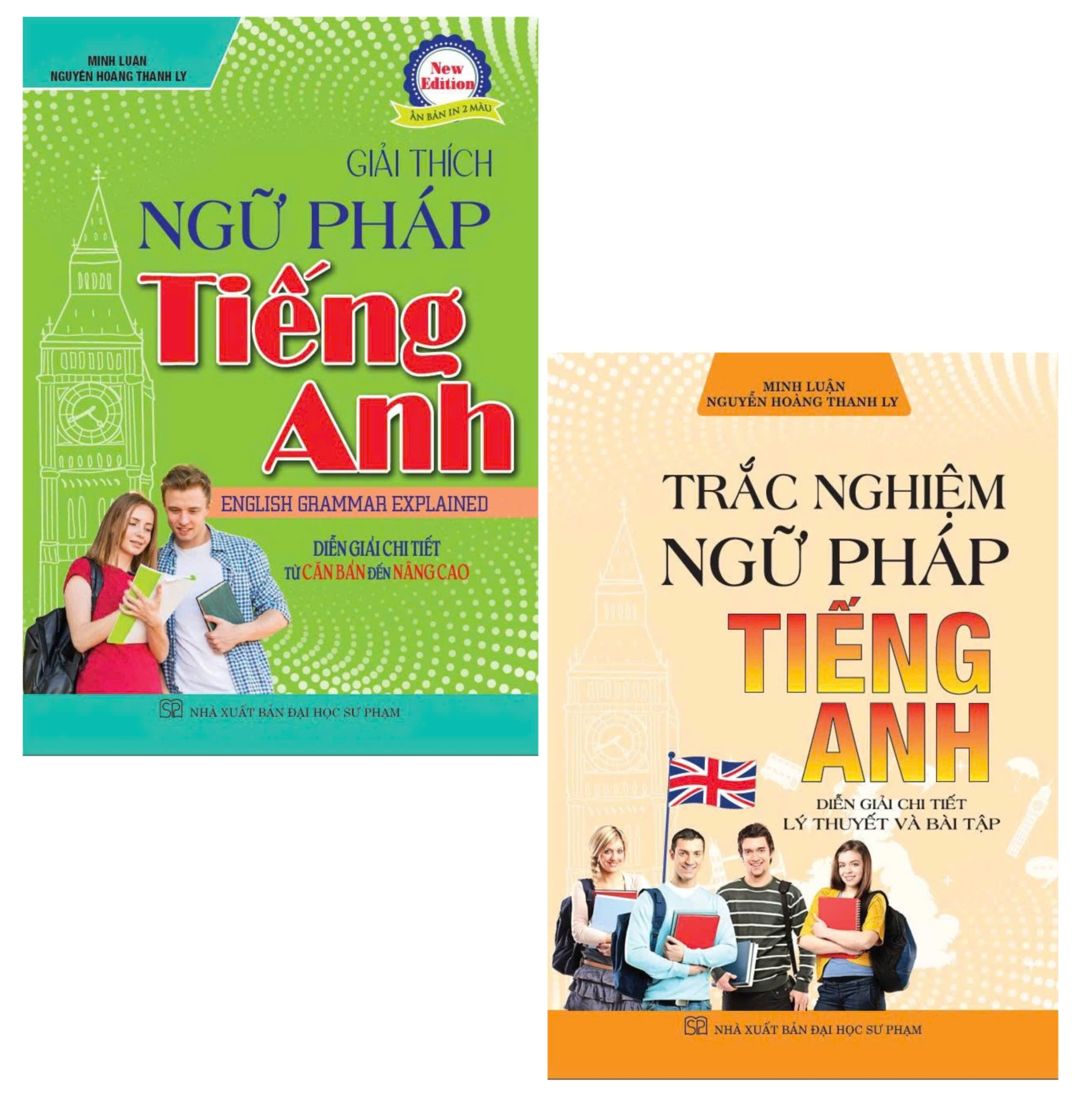 Combo Trắc Nghiệm Ngữ Ph&aacute;p Tiếng Anh Diễn Giải Chi Tiết &ndash; L&yacute; Thuyết V&agrave; B&agrave;i Tập + Giải Th&iacute;ch Ngữ Ph&aacute;p Tiếng Anh &ndash; Diễn Giải Từ Căn Bản Đến N&acirc;ng Cao ( Bộ 2 Cuốn )