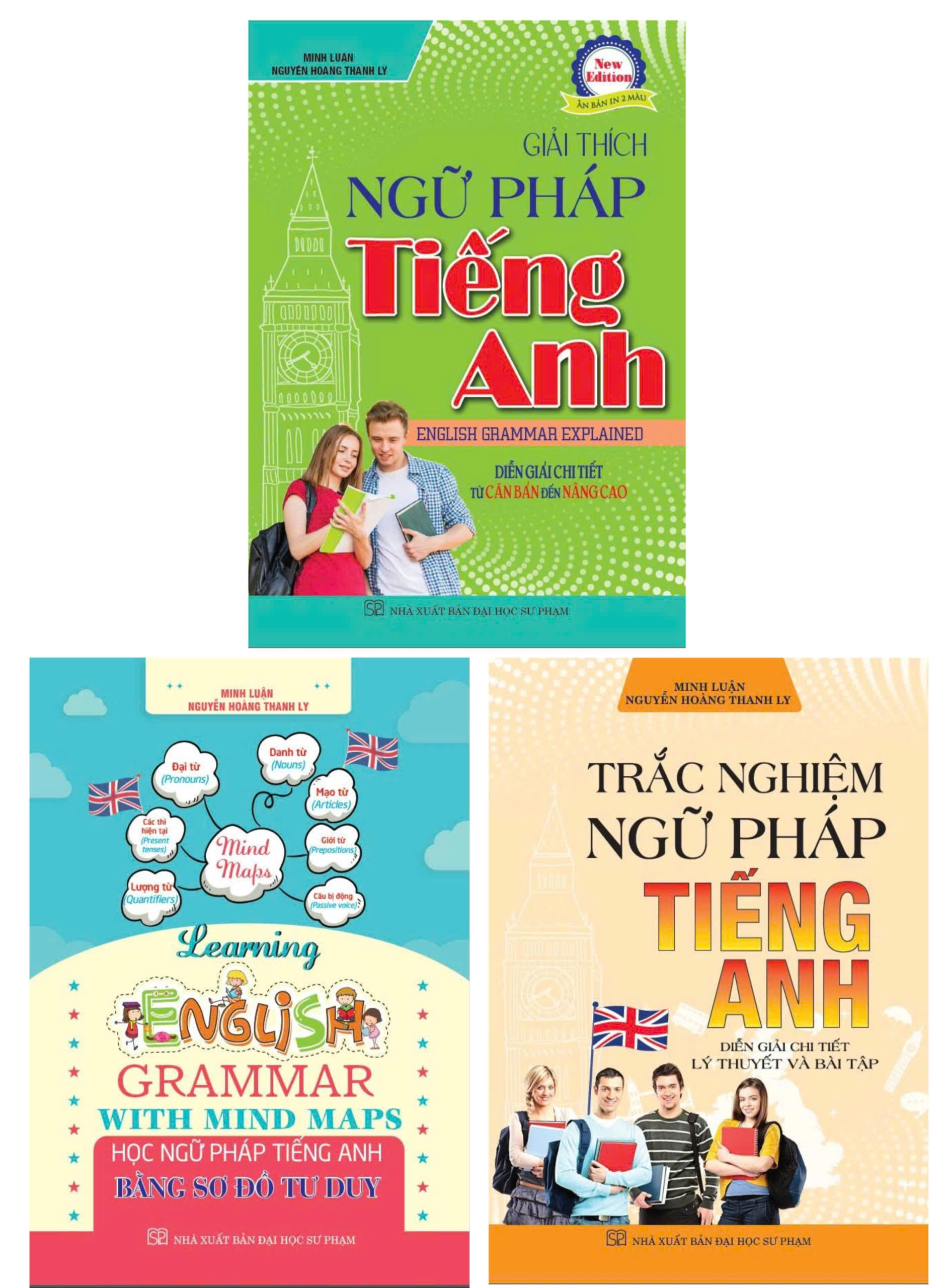 Combo Học Ngữ Ph&aacute;p + Trắc Nghiệm Ngữ Ph&aacute;p & Giải Th&iacute;ch Ngữ Ph&aacute;p Tiếng Anh ( Bộ 3 Cuốn)