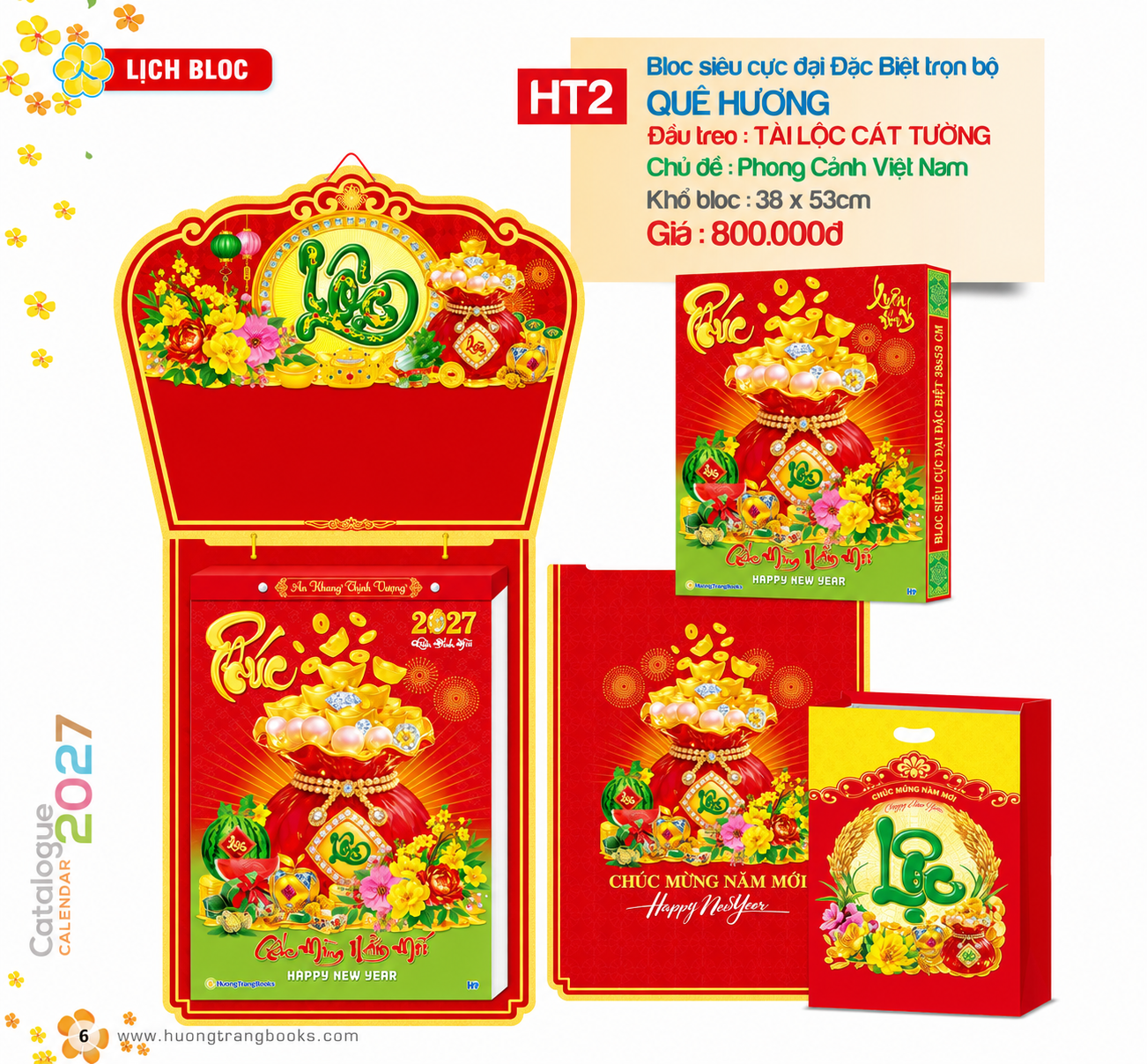 Trọn bộ và quy cách Lịch Bloc Siêu Cực Đại HT2 2027
