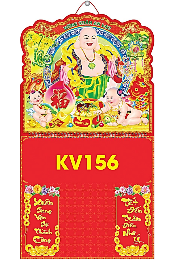 B&igrave;a Lịch L&ograve; Xo Giữa 2027 - Bế Nổi 37x70cm (Gắn Bloc) - Mẫu NSKV156-160