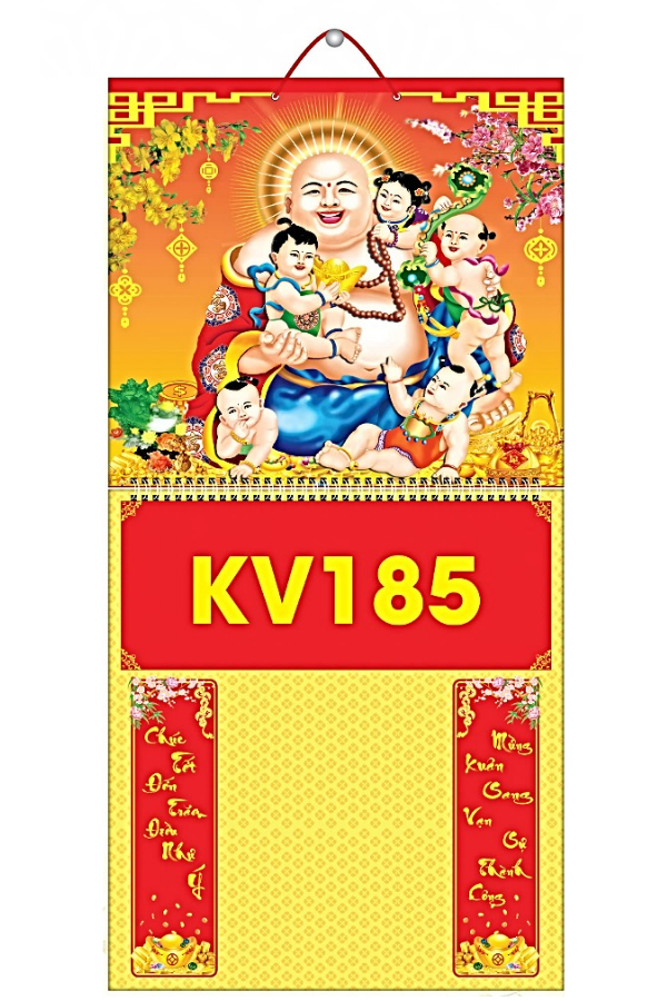 B&igrave;a Lịch L&ograve; Xo Giữa 2027 - Bế Nổi 30x60cm (Gắn Bloc) - Mẫu NSKV183-186