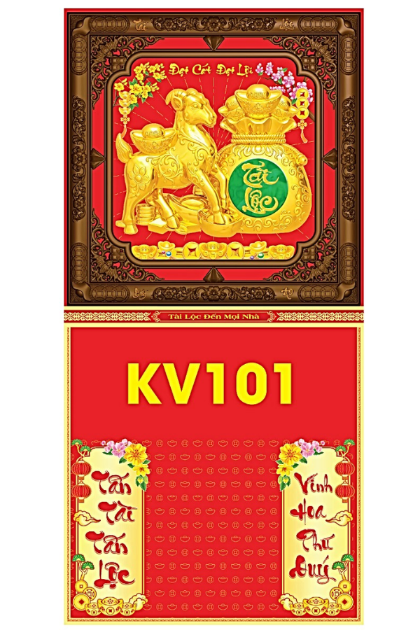 B&igrave;a Gấp 35x72cm Khung N&acirc;u D&aacute;n Chữ Nổi 3D 2027 (Gắn Bloc) - Mẫu NSKV101-106
