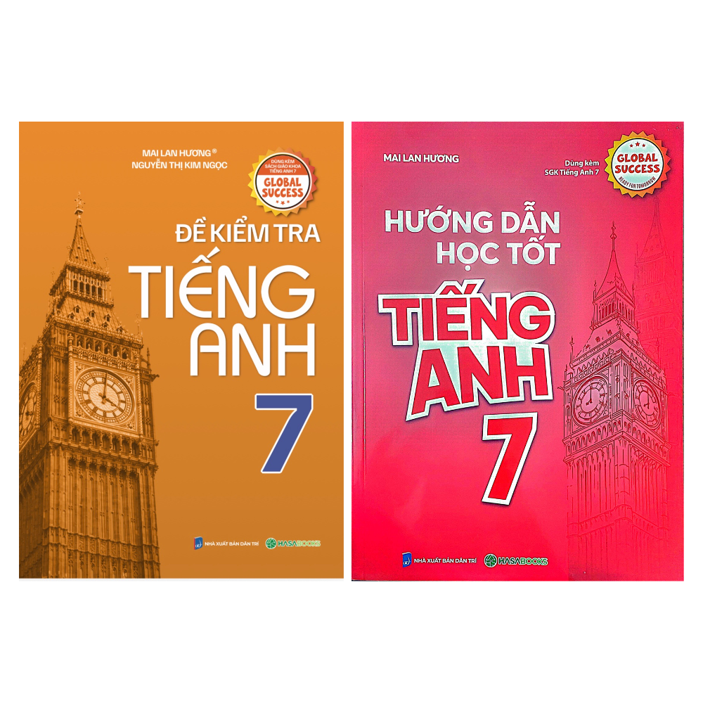 Combo Đề Kiểm Tra Tiếng Anh Lớp 7 Global Success + Hướng Dẫn Học Tốt Tiếng Anh 7 (D&ugrave;ng K&egrave;m SGK Tiếng Anh - Global Success) (Bộ 2 cuốn) 