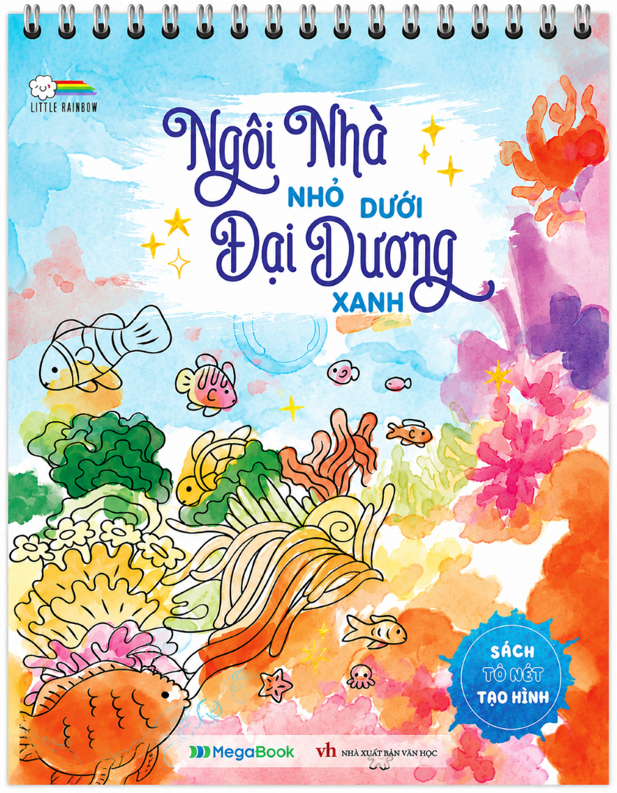 S&aacute;ch T&ocirc; N&eacute;t Ng&ocirc;i Nh&agrave; Nhỏ Dưới Đại Dương Xanh