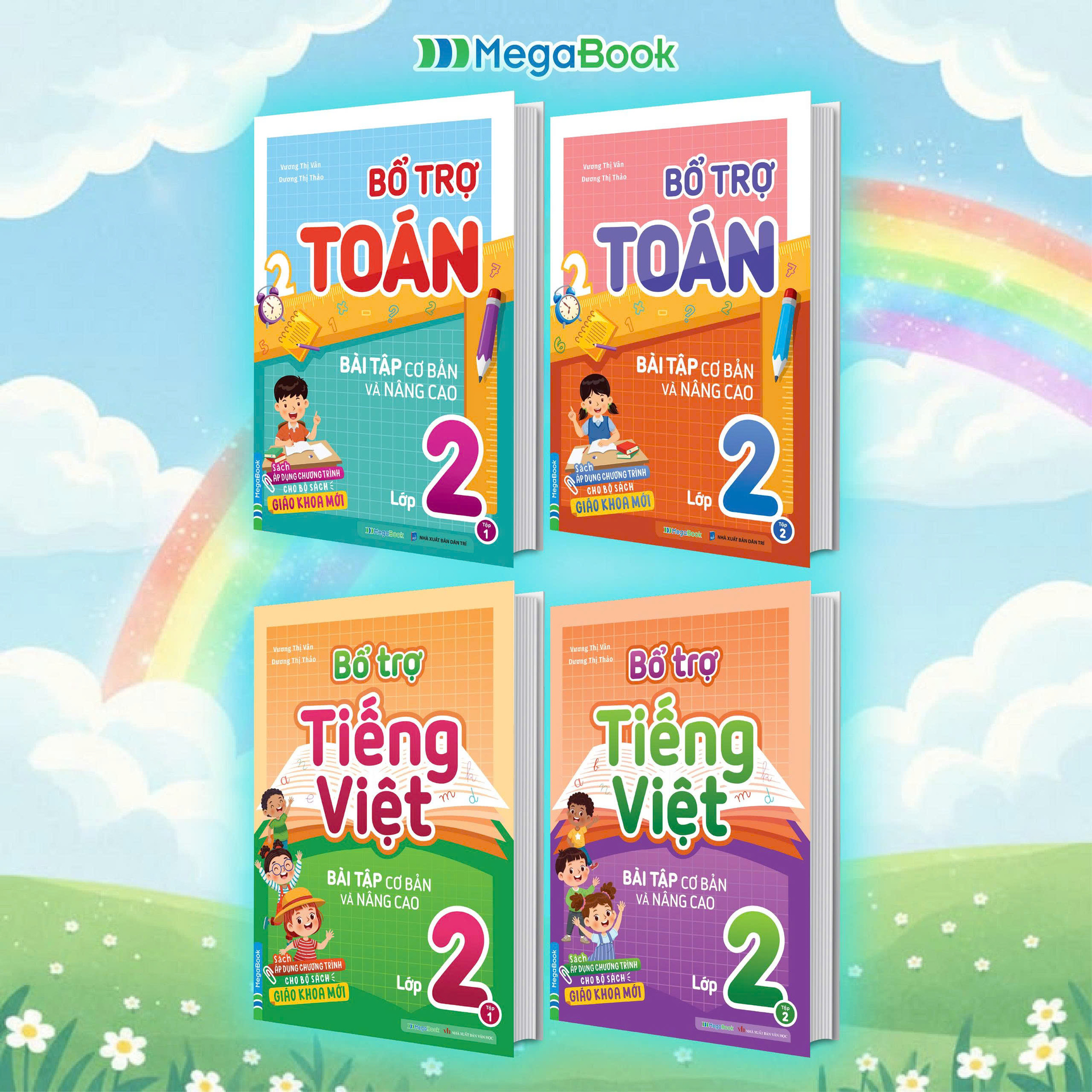 Combo Bổ Trợ To&aacute;n - Tiếng Việt B&agrave;i Tập Cơ Bản V&agrave; N&acirc;ng Cao Lớp 2 - S&aacute;ch &Aacute;p Dụng Chương Tr&igrave;nh Cho Bộ S&aacute;ch Gi&aacute;o Khoa Mới (4 Cuốn)