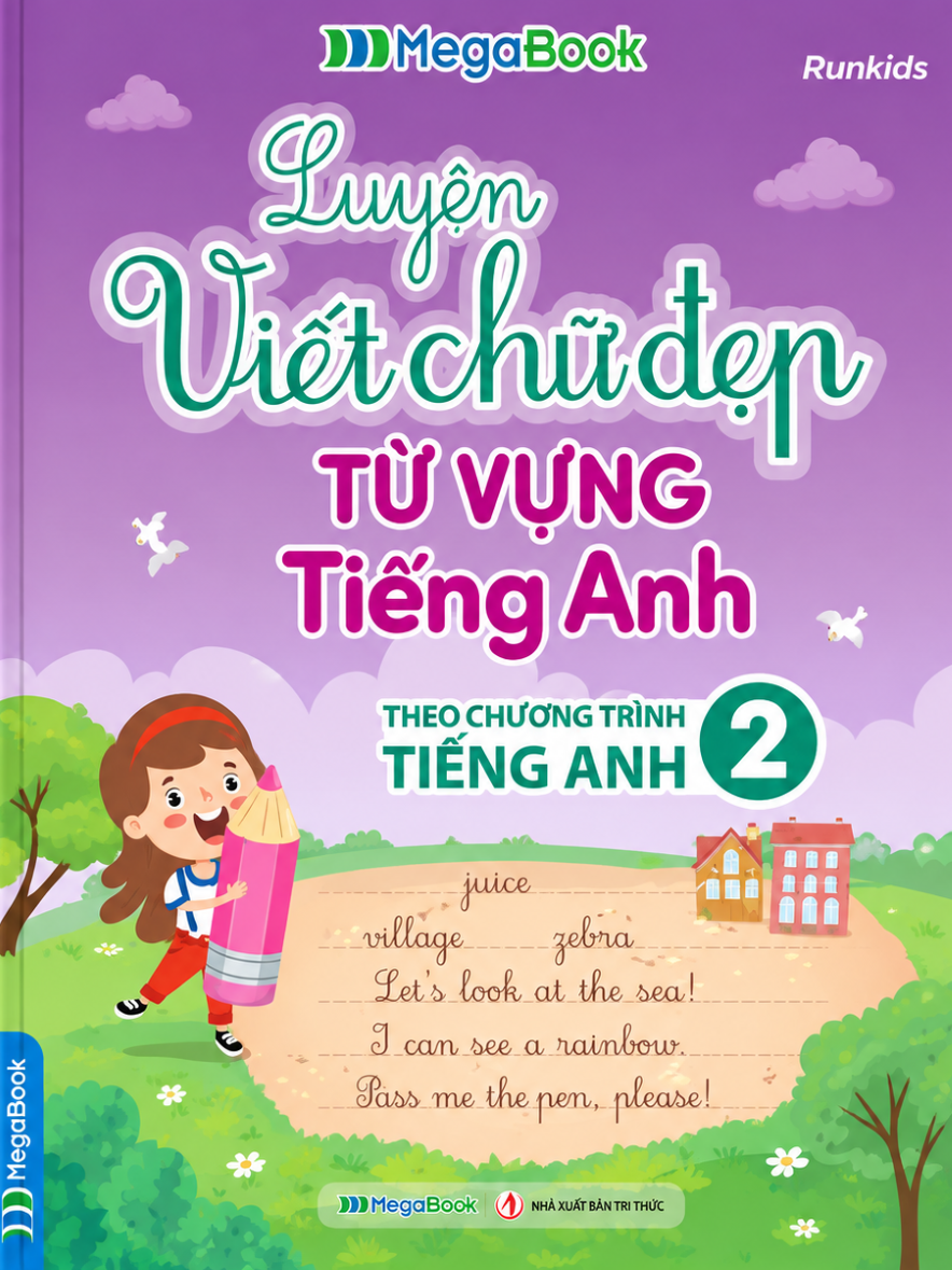 Luyện Viết Chữ Đẹp Từ Vựng Tiếng Anh - Theo Chương Tr&igrave;nh Tiếng Anh Lớp 2