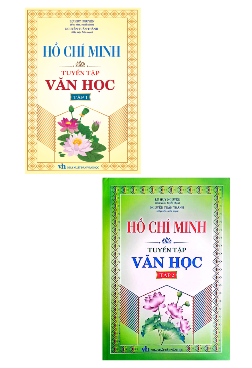 Hồ Ch&iacute; Minh Tuyển Tập Văn Học Tập 1 + Tập 2 (Bộ 2 Cuốn)
