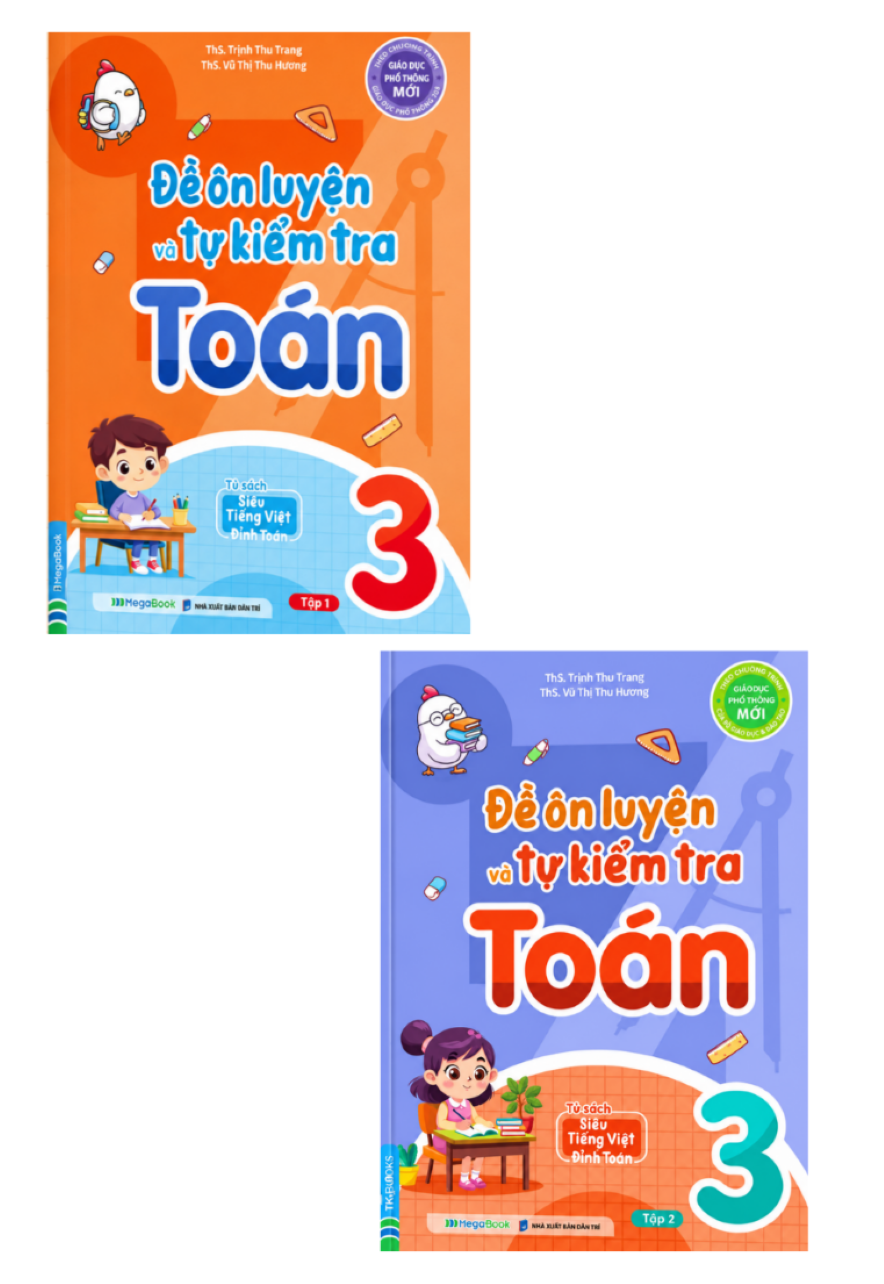 Đề &Ocirc;n Luyện V&agrave; Tự Kiểm Tra Tiếng Việt Lớp 3 Tập 1 + Tập 2 (Bộ 2 Cuốn)